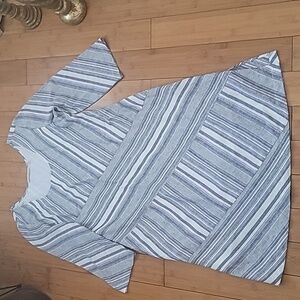 Linen Blend Sonya Dress Soft Surrounding SZ M